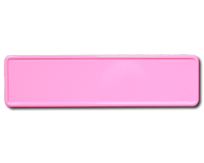 05. Nameplate pink 340 x 90 mm